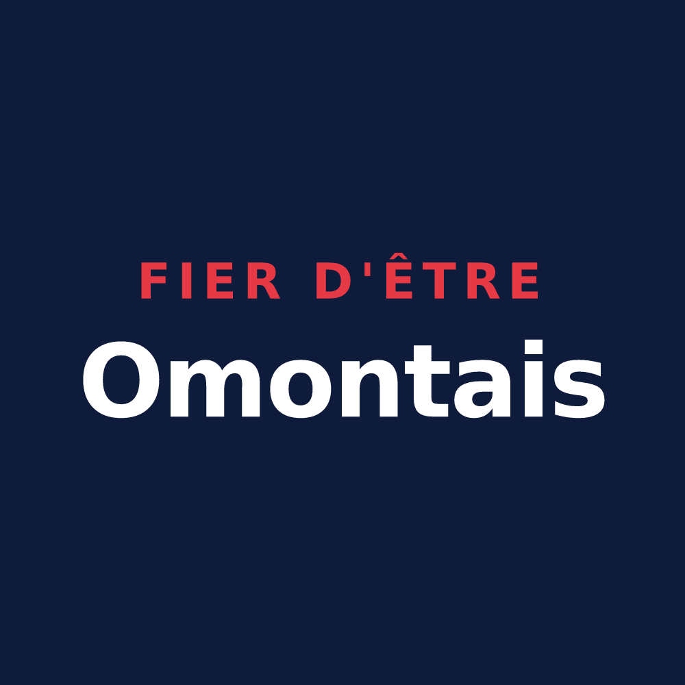 T-shirt « Fier d'être Omontais » — design pour Omont