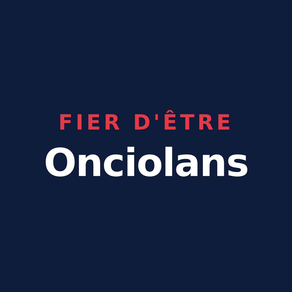 T-shirt « Fier d'être Onciolans » — design pour Oncieu