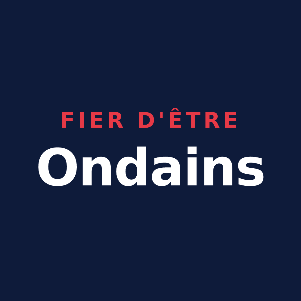 T-shirt « Fier d'être Ondains » — design pour Ondes