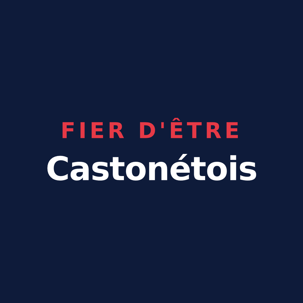 T-shirt « Fier d'être Castonétois » — design pour Onet-le-Château