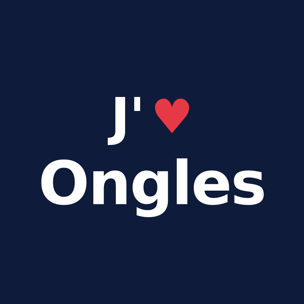 T-shirt personnalisé Ongles — design J'aime Ongles