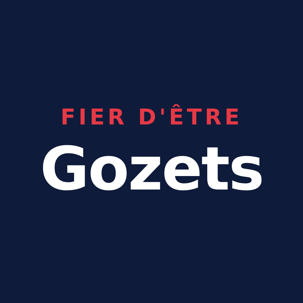 T-shirt « Fier d'être Gozets » — design pour Onjon