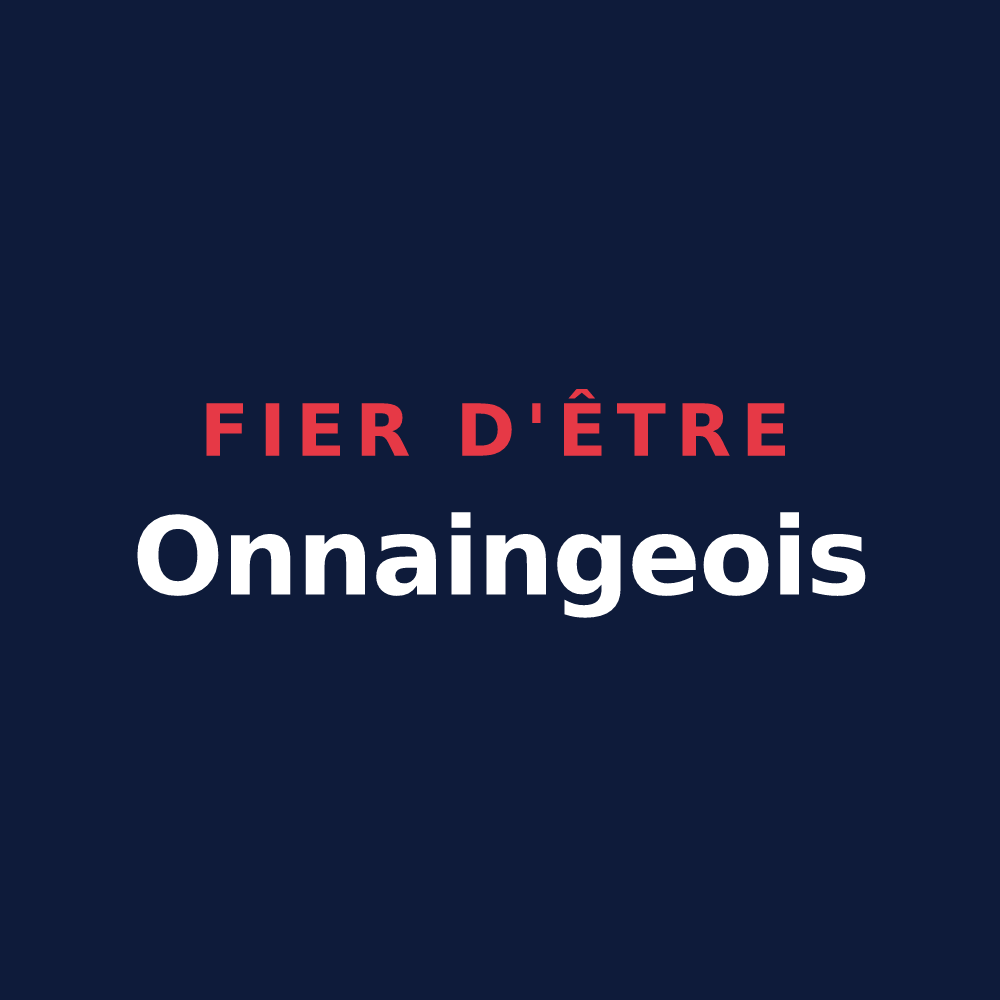 T-shirt « Fier d'être Onnaingeois » — design pour Onnaing