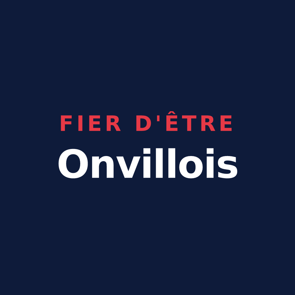T-shirt « Fier d'être Onvillois » — design pour Onville