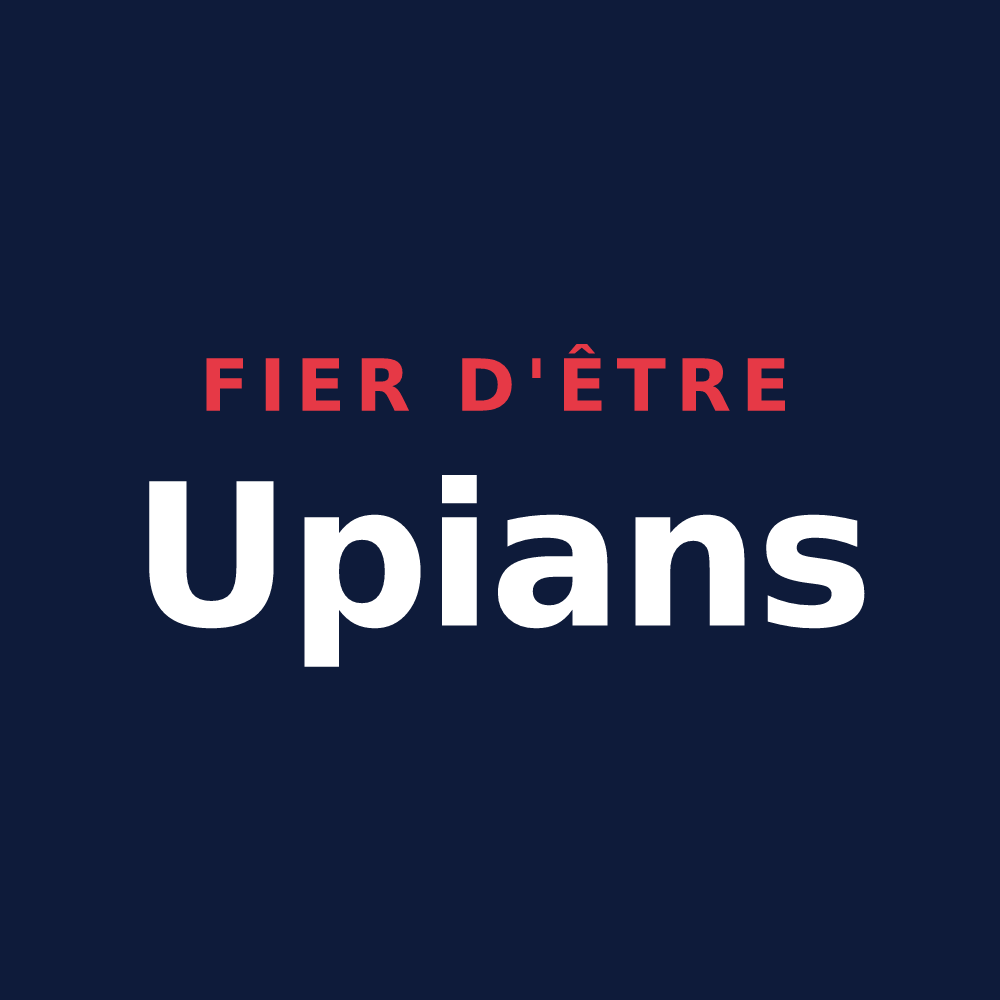 T-shirt « Fier d'être Upians » — design pour Opio