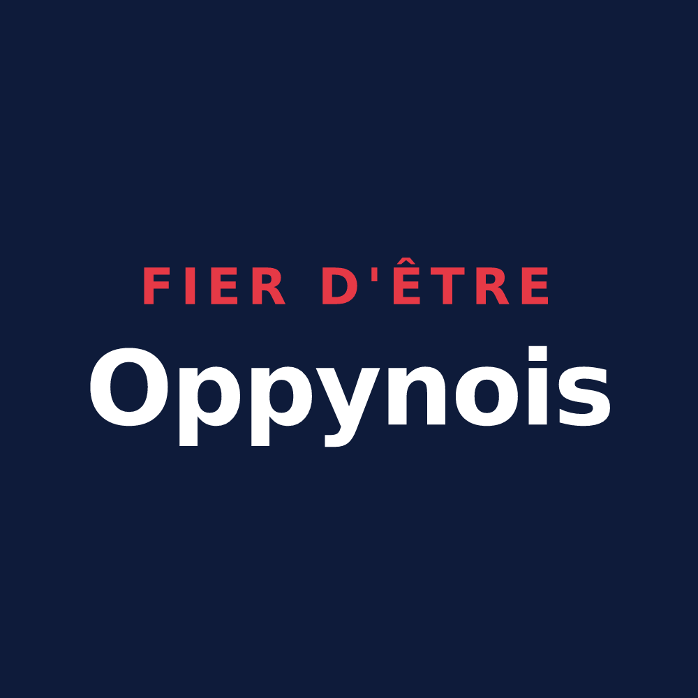 T-shirt « Fier d'être Oppynois » — design pour Oppy