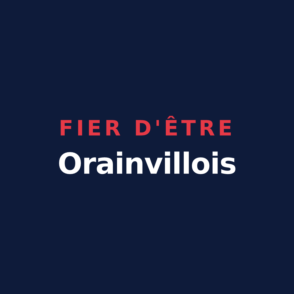 T-shirt « Fier d'être Orainvillois » — design pour Orainville