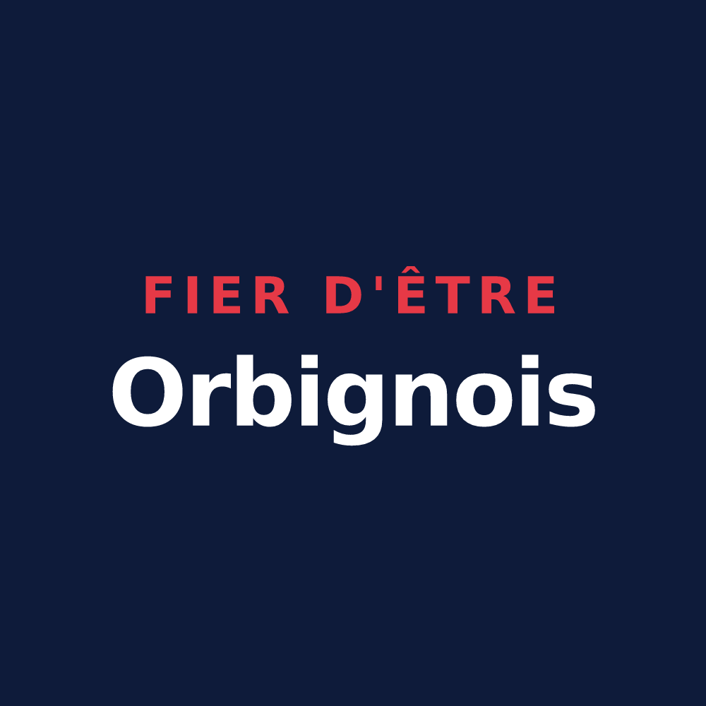 T-shirt « Fier d'être Orbignois » — design pour Orbigny