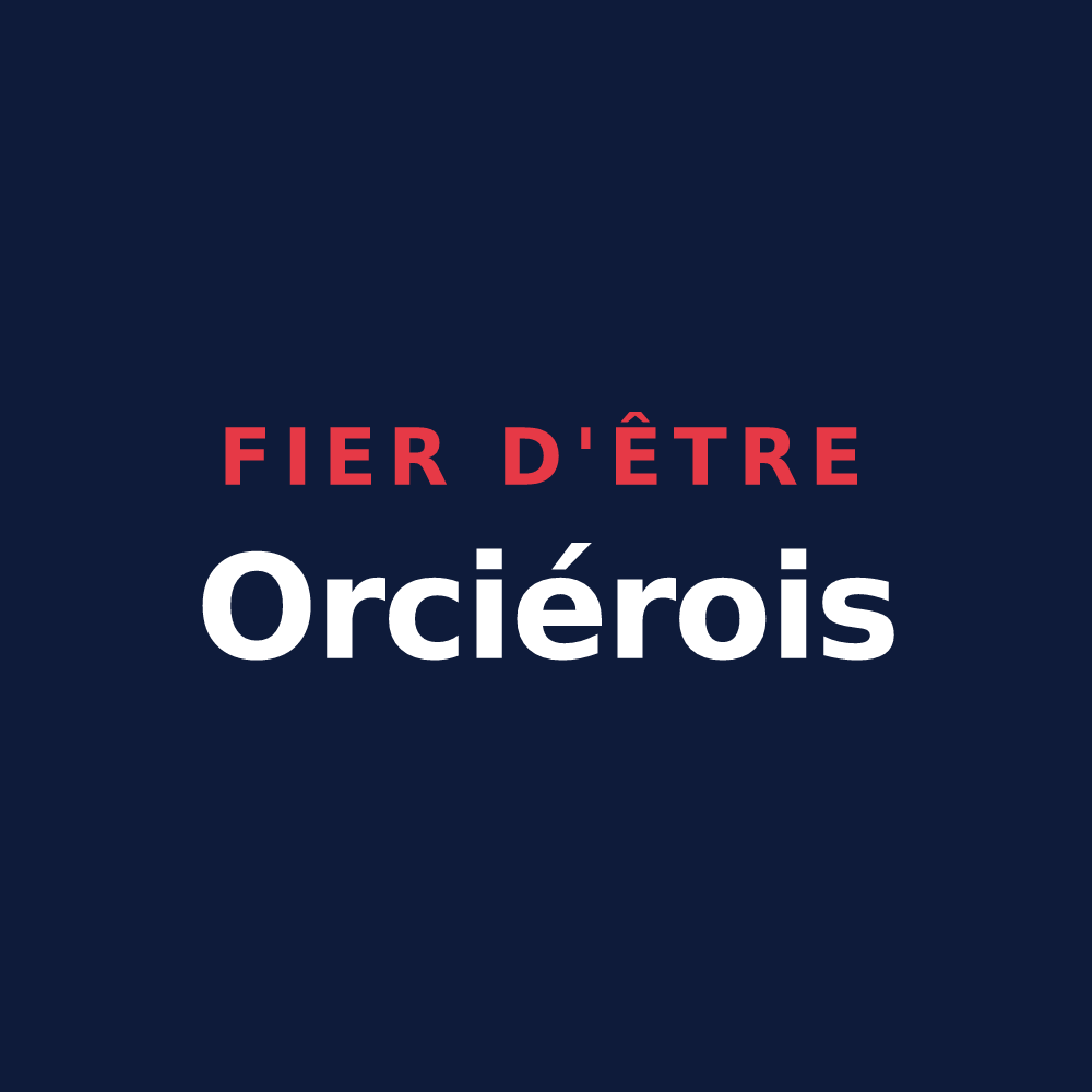 T-shirt « Fier d'être Orciérois » — design pour Orcier