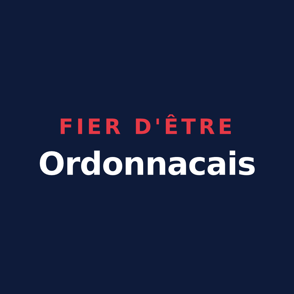 T-shirt « Fier d'être Ordonnacais » — design pour Ordonnac