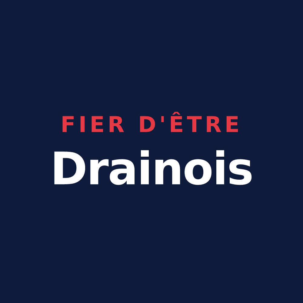 T-shirt « Fier d'être Drainois » — design pour Orée d'Anjou