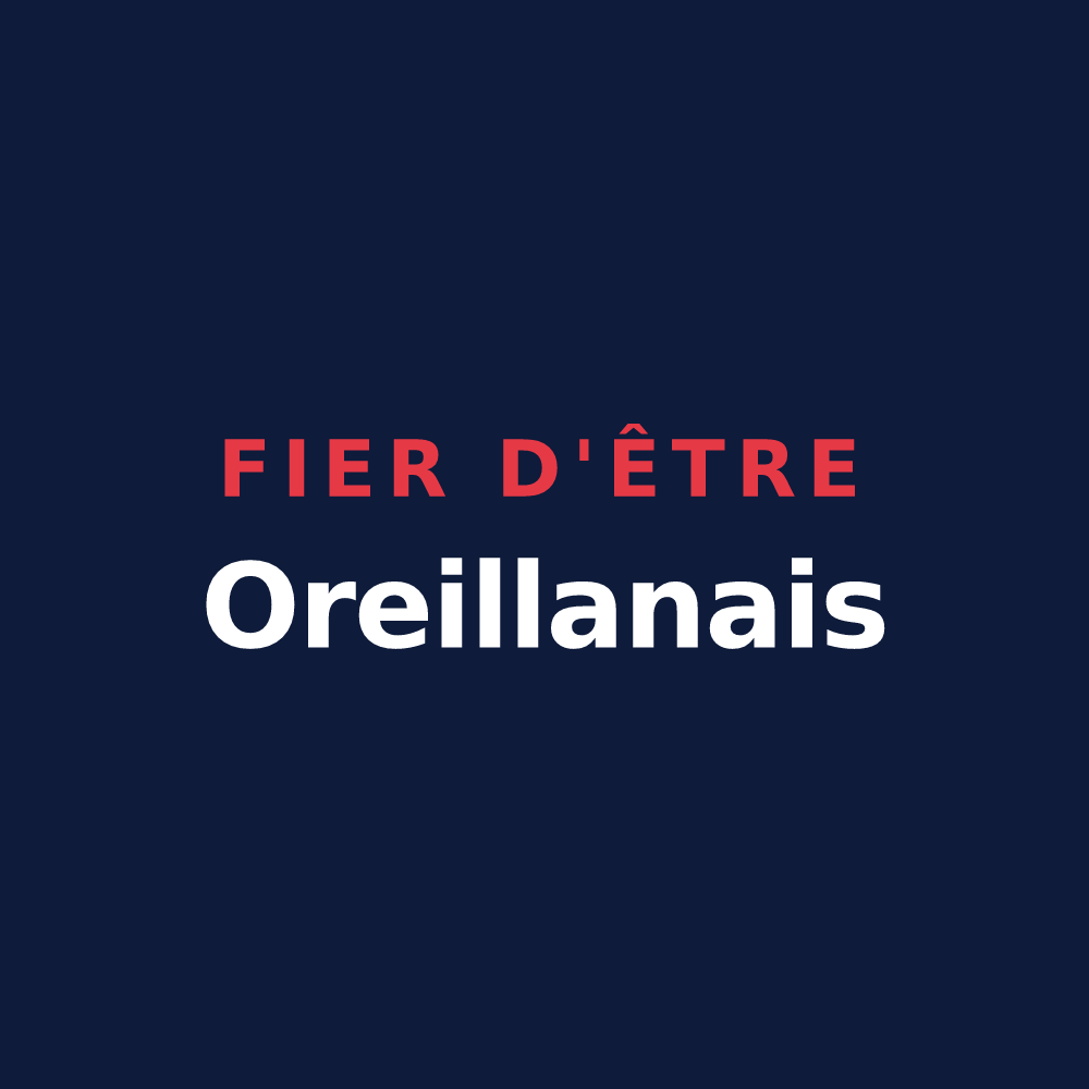 T-shirt « Fier d'être Oreillanais » — design pour Oreilla