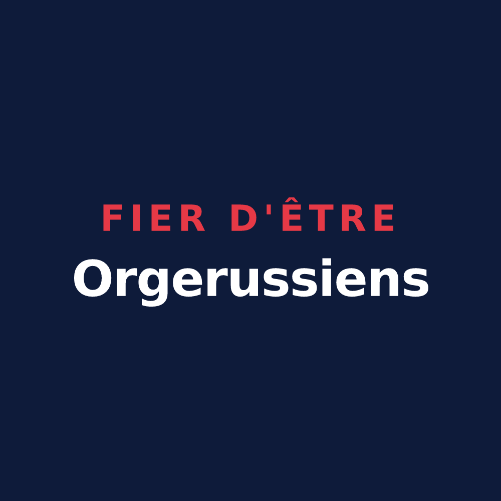 T-shirt « Fier d'être Orgerussiens » — design pour Orgerus
