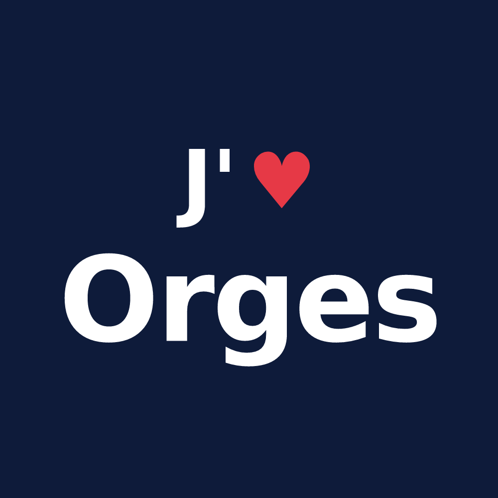 T-shirt personnalisé Orges — design J'aime Orges