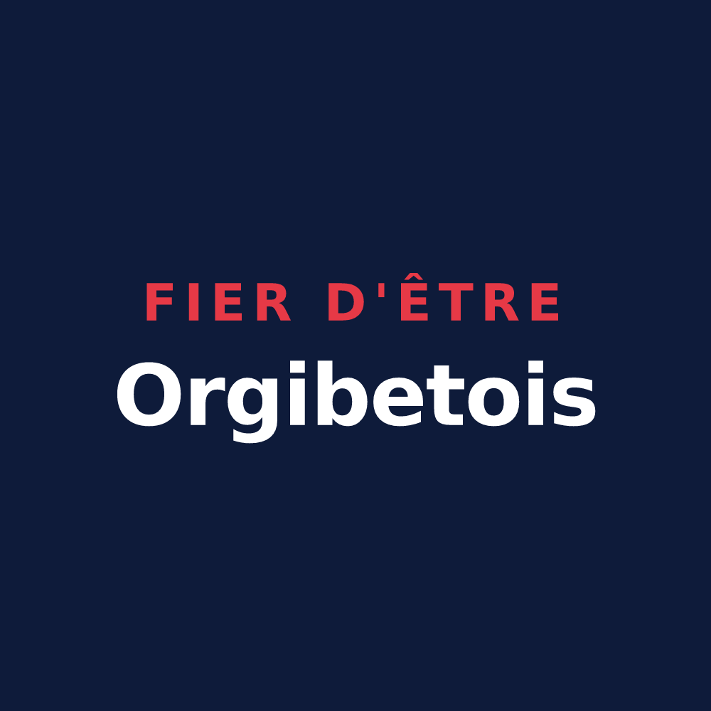 T-shirt « Fier d'être Orgibetois » — design pour Orgibet