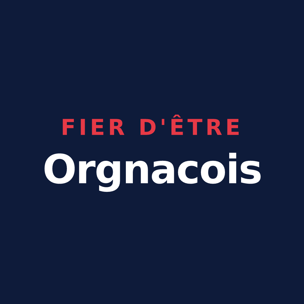T-shirt « Fier d'être Orgnacois » — design pour Orgnac-sur-Vézère