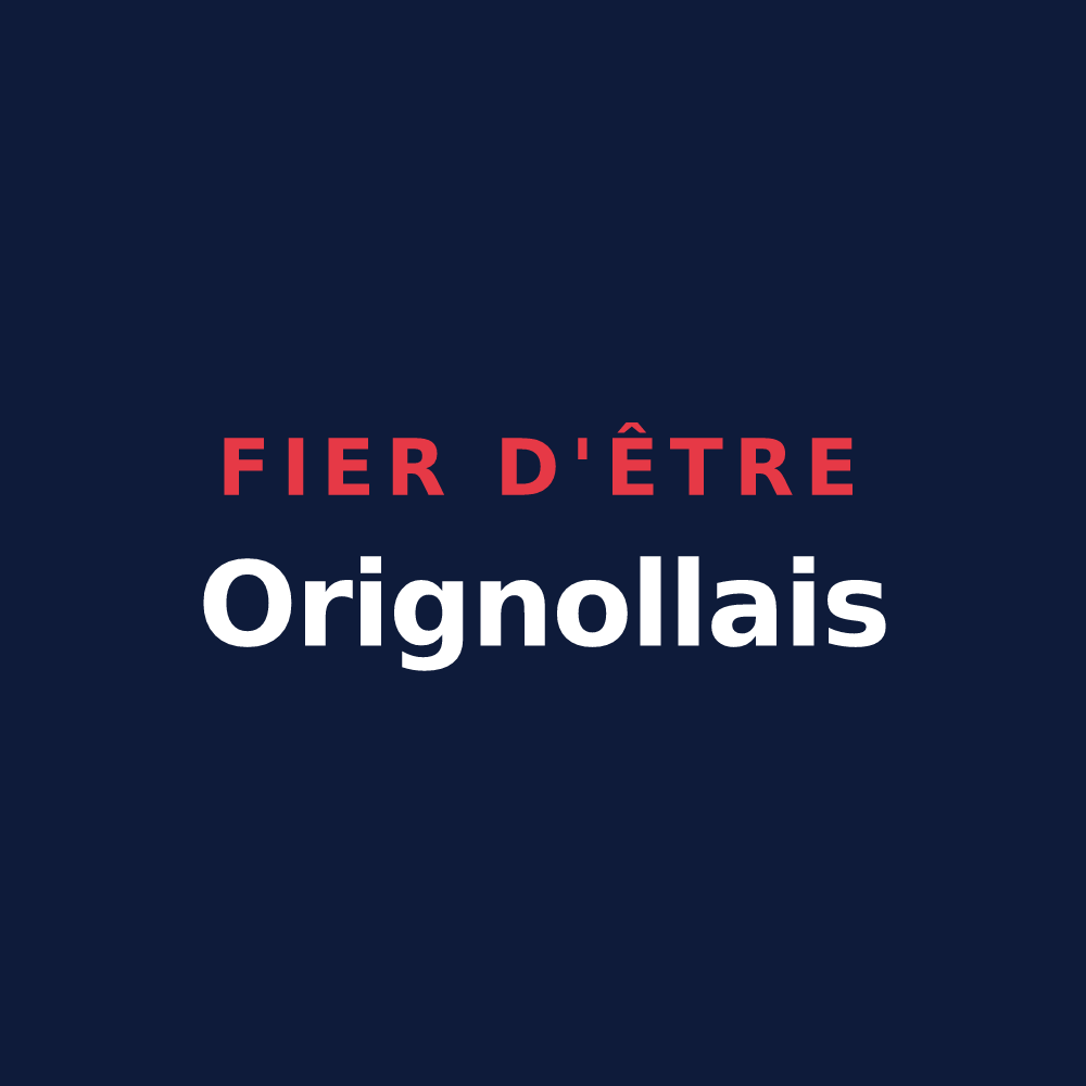 T-shirt « Fier d'être Orignollais » — design pour Orignolles