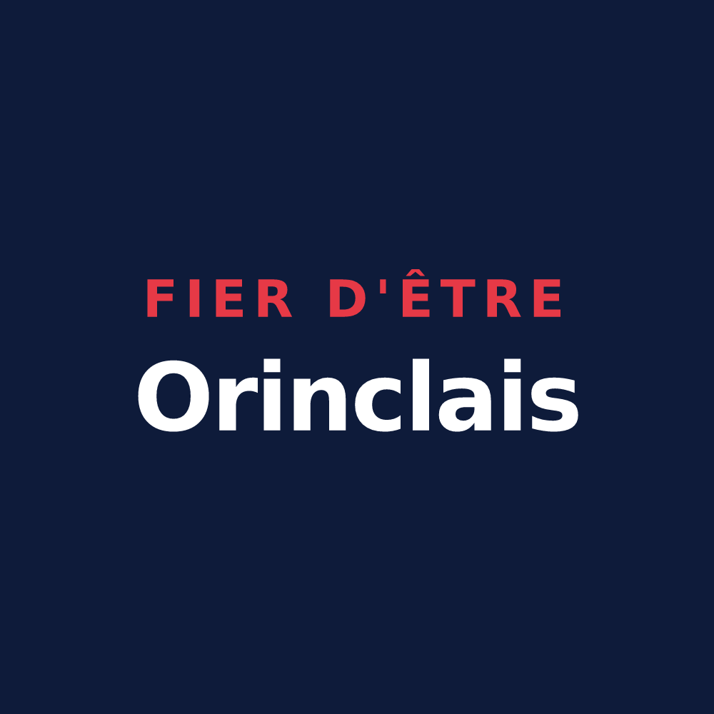 T-shirt « Fier d'être Orinclais » — design pour Orincles