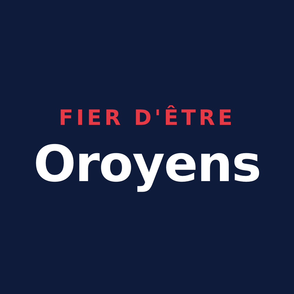 T-shirt « Fier d'être Oroyens » — design pour Oriol-en-Royans