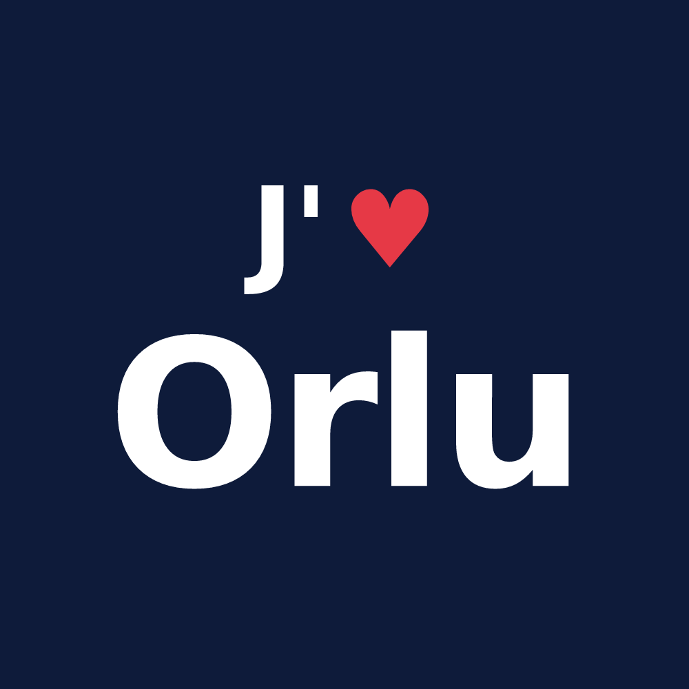 T-shirt personnalisé Orlu — design J'aime Orlu