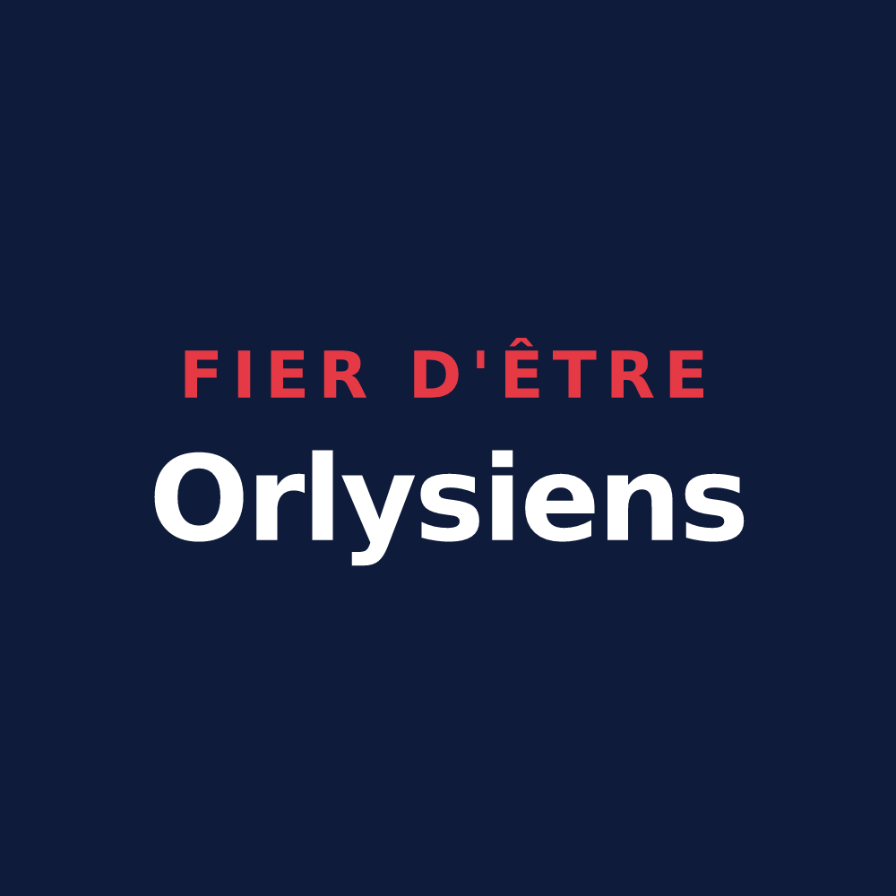 T-shirt « Fier d'être Orlysiens » — design pour Orly-sur-Morin