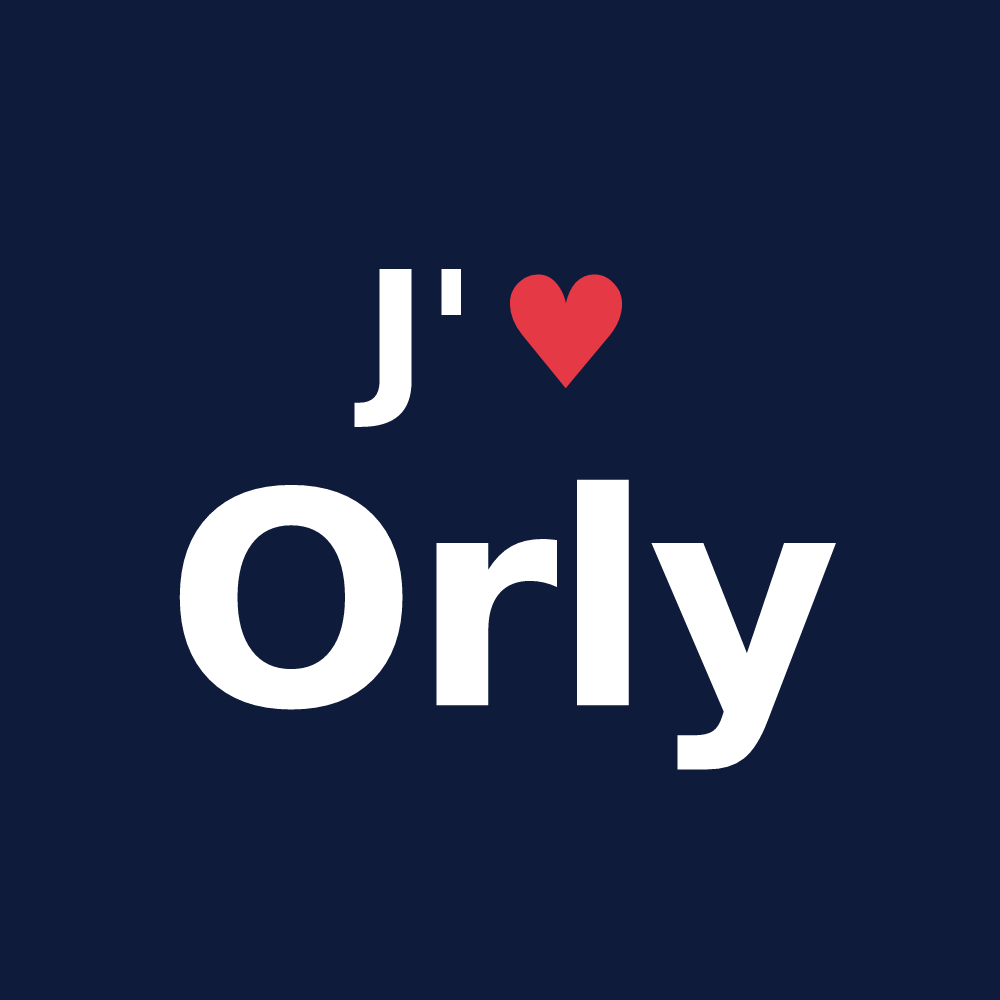 T-shirt personnalisé Orly — design J'aime Orly