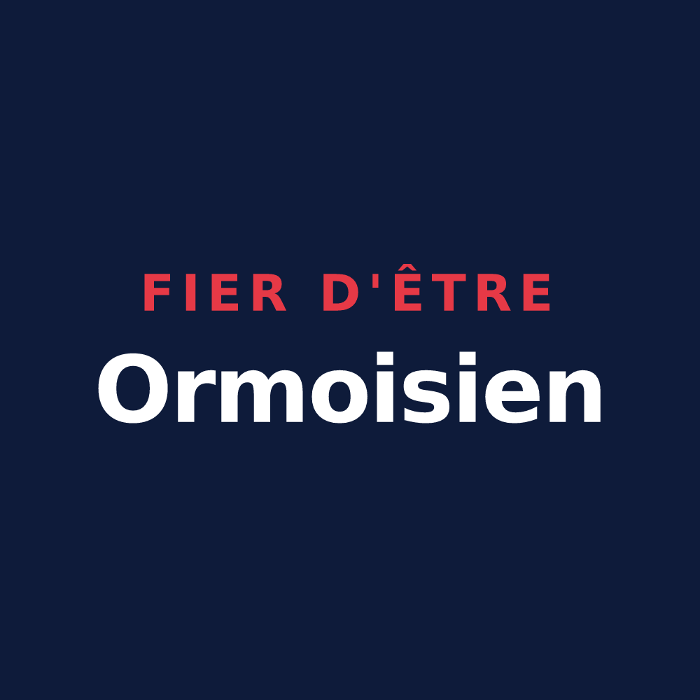 T-shirt « Fier d'être Ormoisien » — design pour Ormoy-la-Rivière