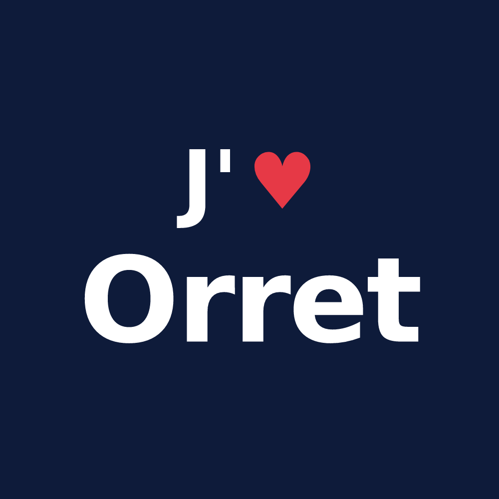 T-shirt personnalisé Orret — design J'aime Orret