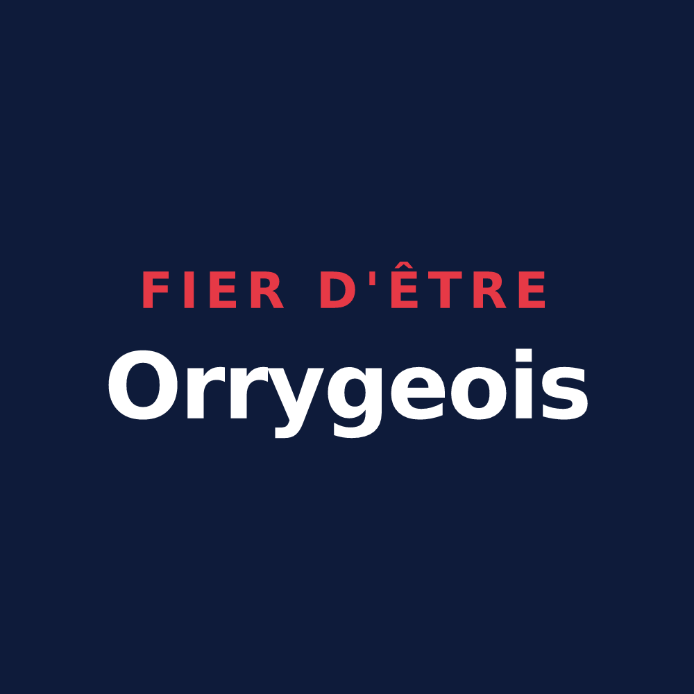 T-shirt « Fier d'être Orrygeois » — design pour Orry-la-Ville