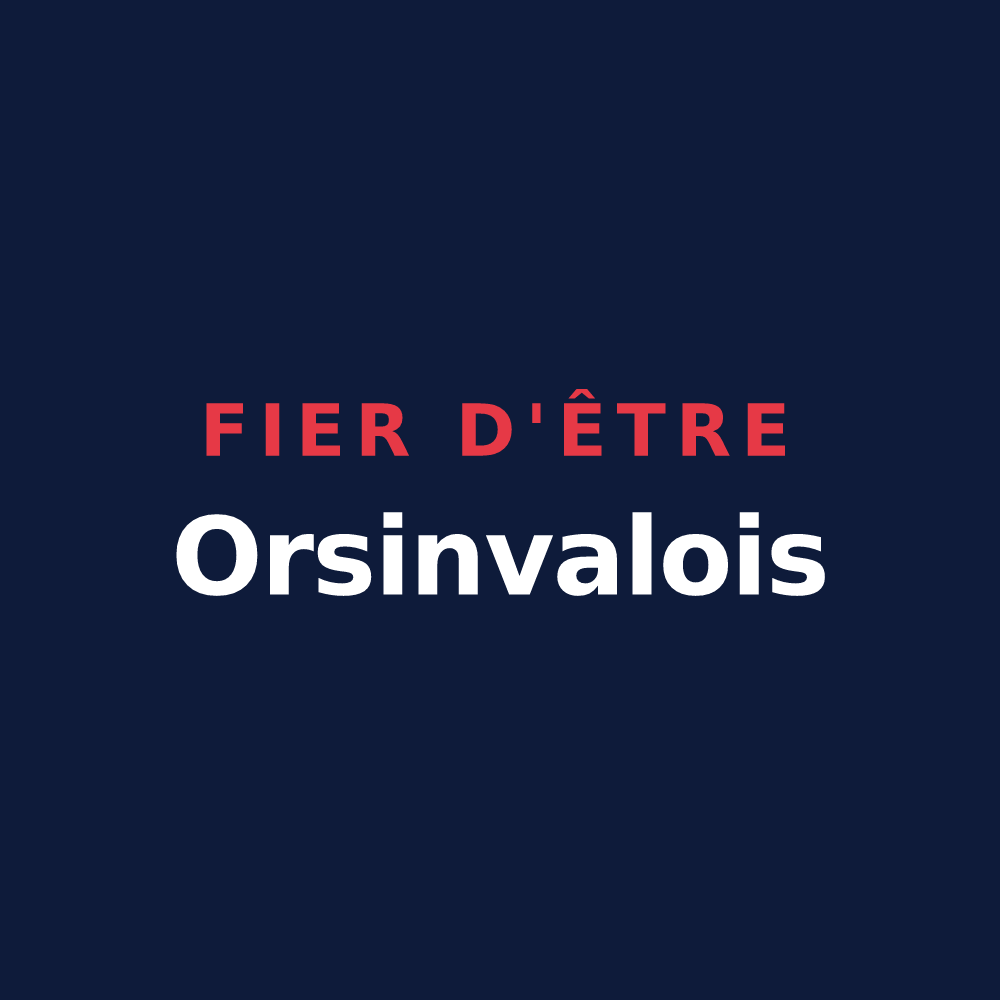 T-shirt « Fier d'être Orsinvalois » — design pour Orsinval