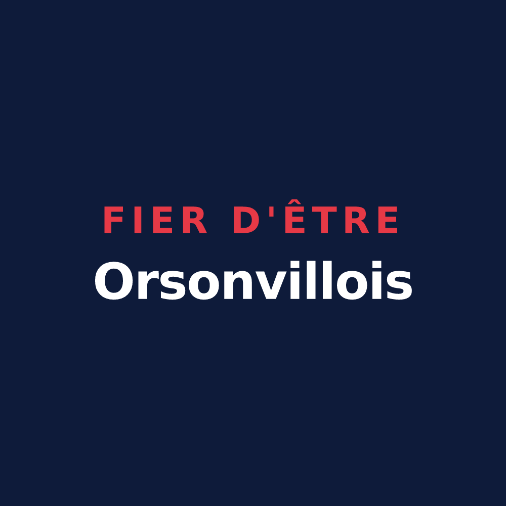 T-shirt « Fier d'être Orsonvillois » — design pour Orsonville