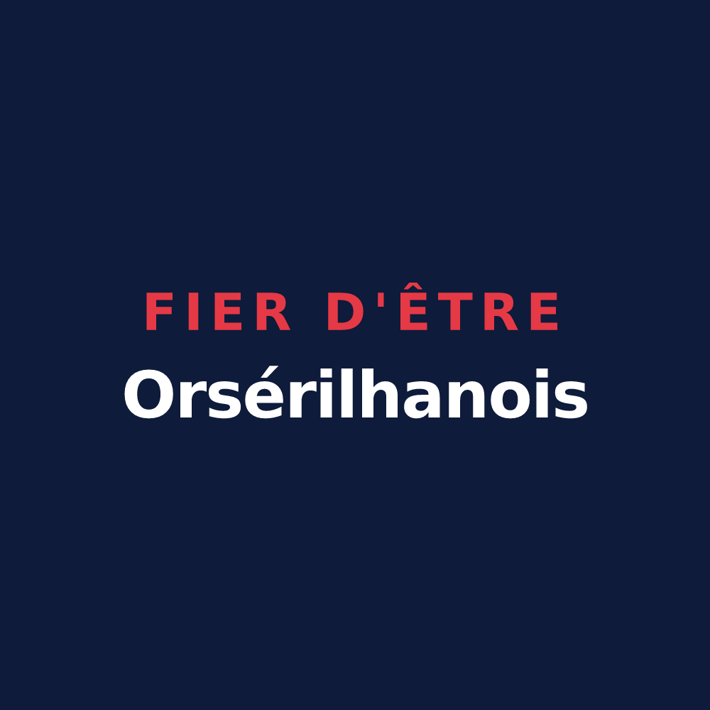 T-shirt « Fier d'être Orsérilhanois » — design pour Orthoux-Sérignac-Quilhan