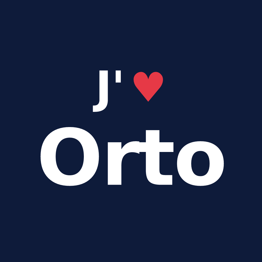 T-shirt personnalisé Orto — design J'aime Orto