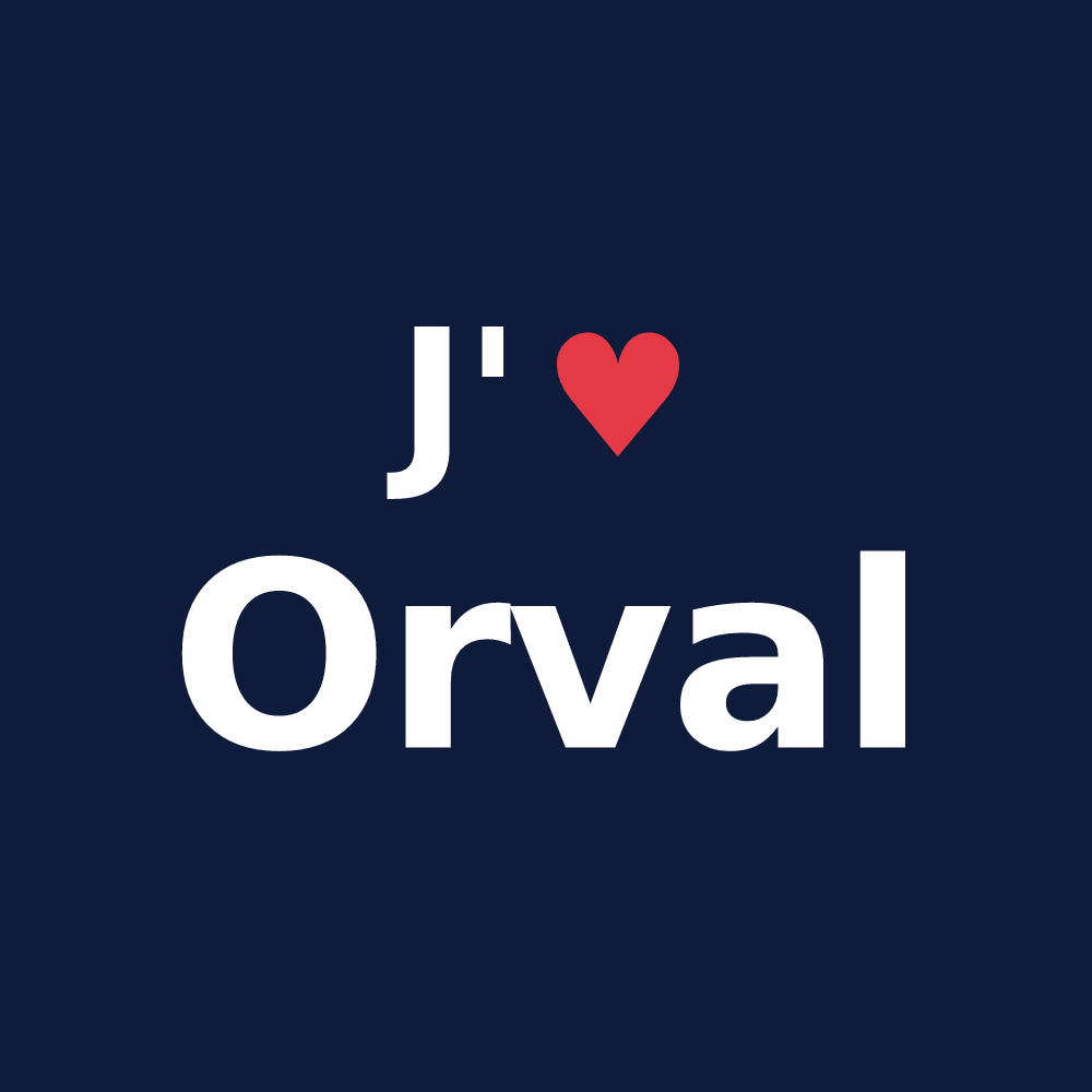 T-shirt personnalisé Orval — design J'aime Orval