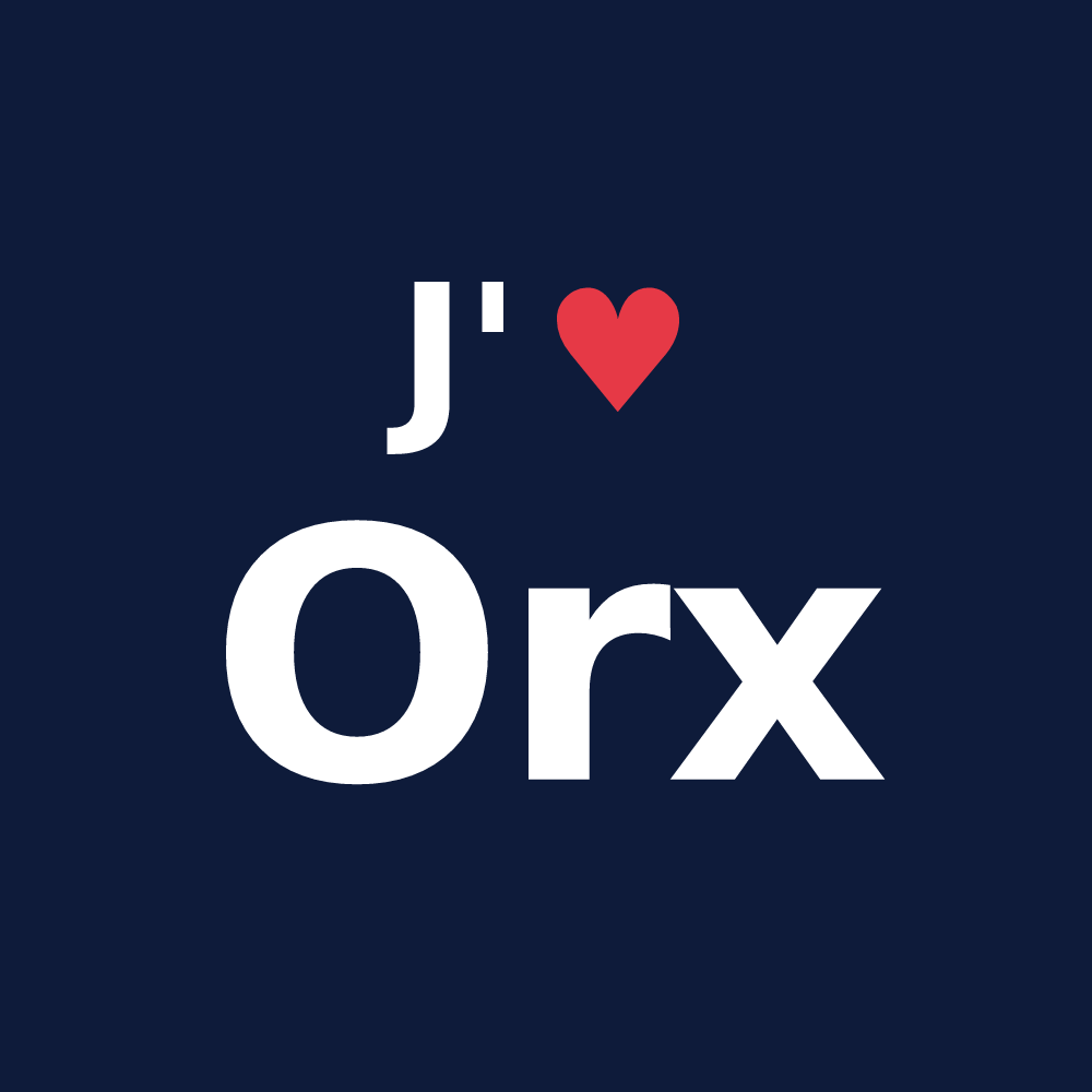 T-shirt personnalisé Orx — design J'aime Orx