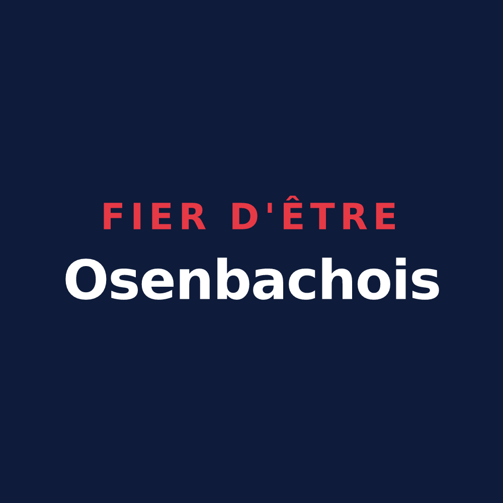 T-shirt « Fier d'être Osenbachois » — design pour Osenbach