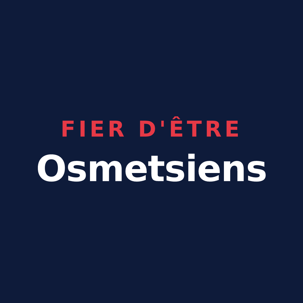 T-shirt « Fier d'être Osmetsiens » — design pour Osmets