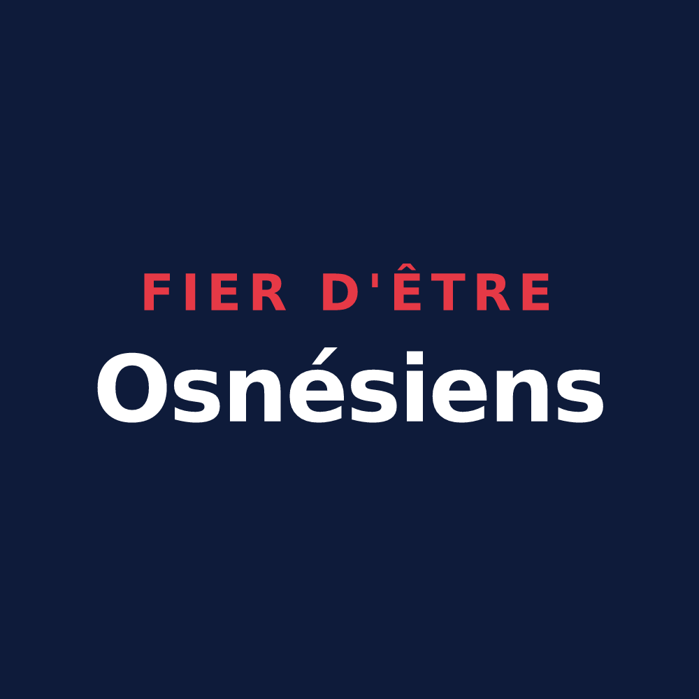 T-shirt « Fier d'être Osnésiens » — design pour Osnes