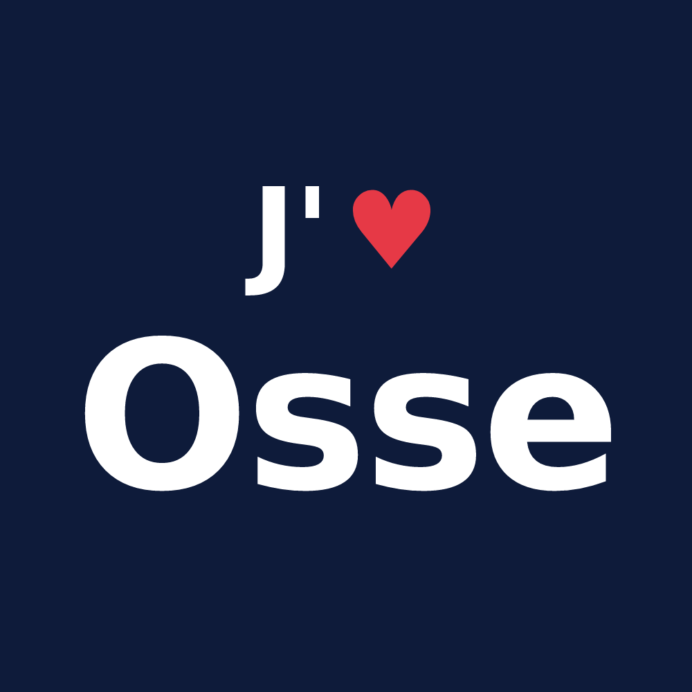 T-shirt personnalisé Osse — design J'aime Osse