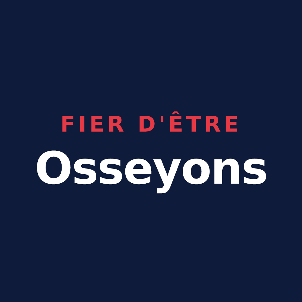 T-shirt « Fier d'être Osseyons » — design pour Ossey-les-Trois-Maisons