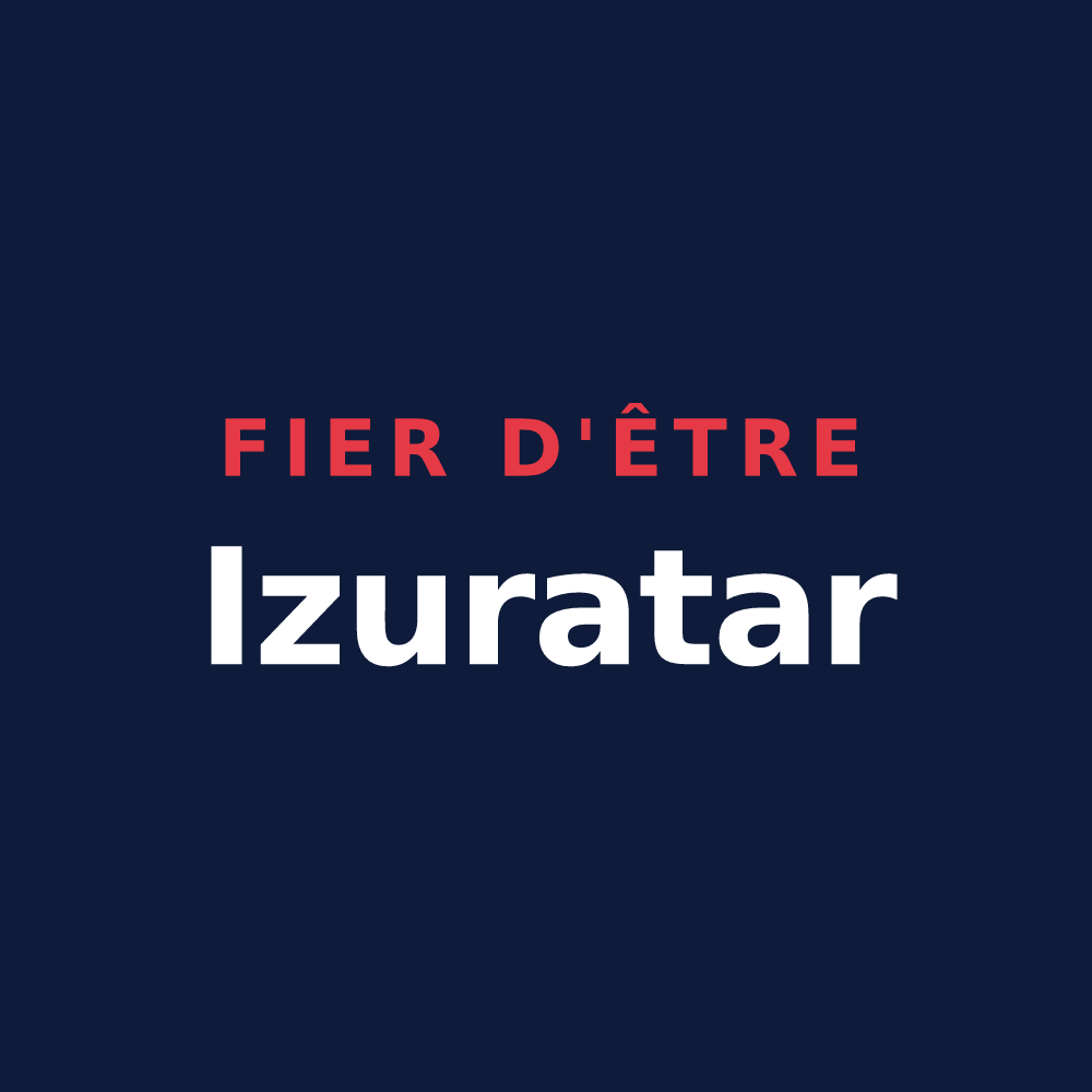 T-shirt « Fier d'être Izuratar » — design pour Ostabat-Asme