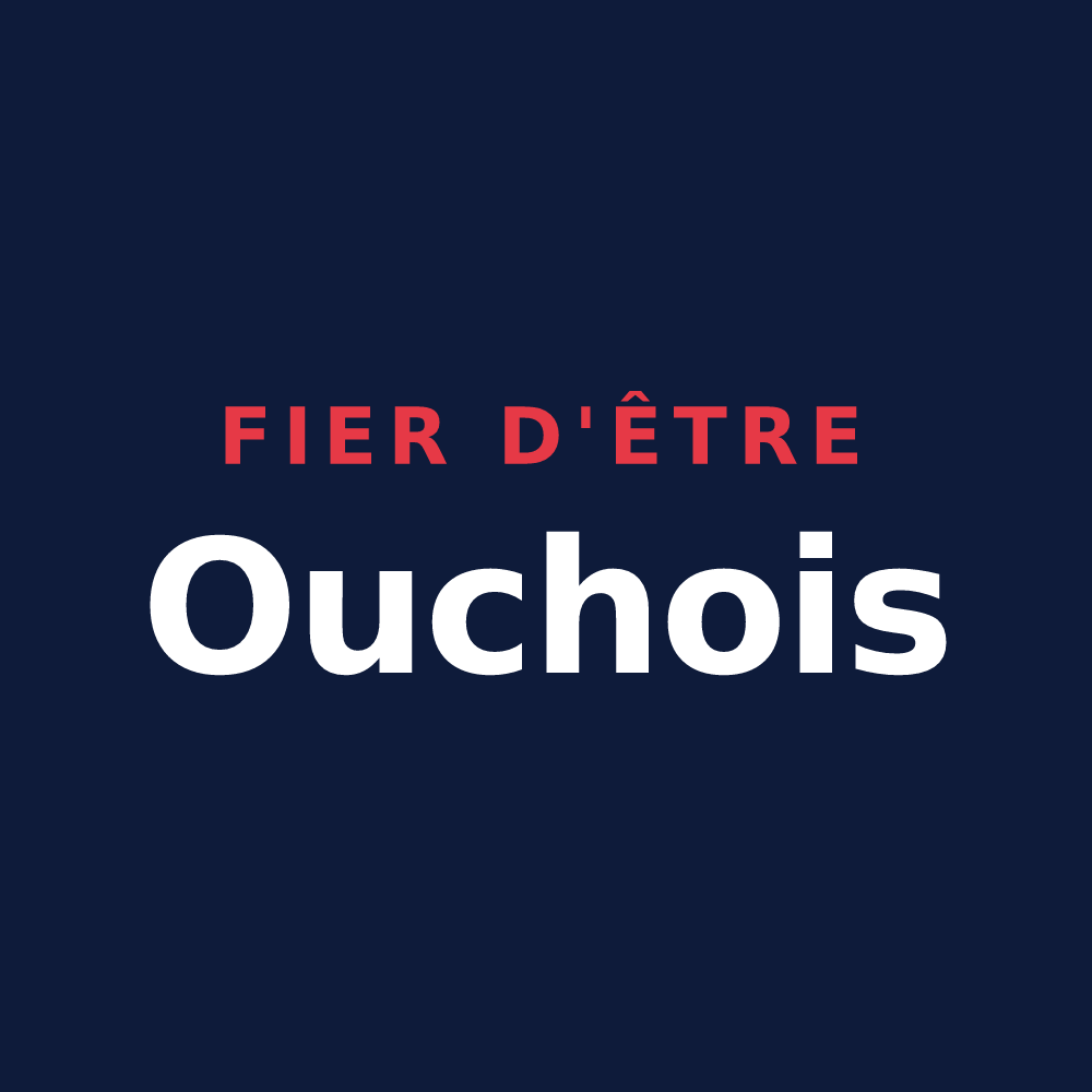 T-shirt « Fier d'être Ouchois » — design pour Ouches