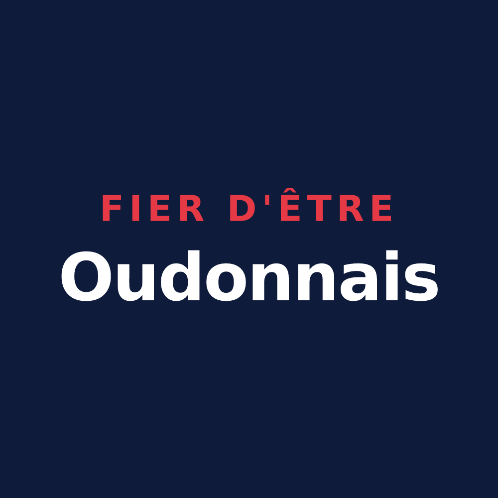 T-shirt « Fier d'être Oudonnais » — design pour Oudon
