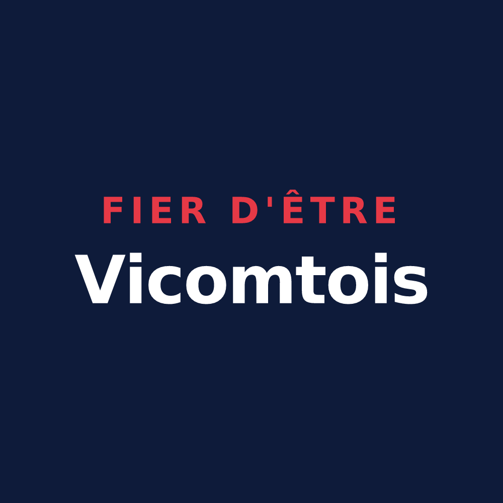 T-shirt « Fier d'être Vicomtois » — design pour Ouilly-le-Vicomte