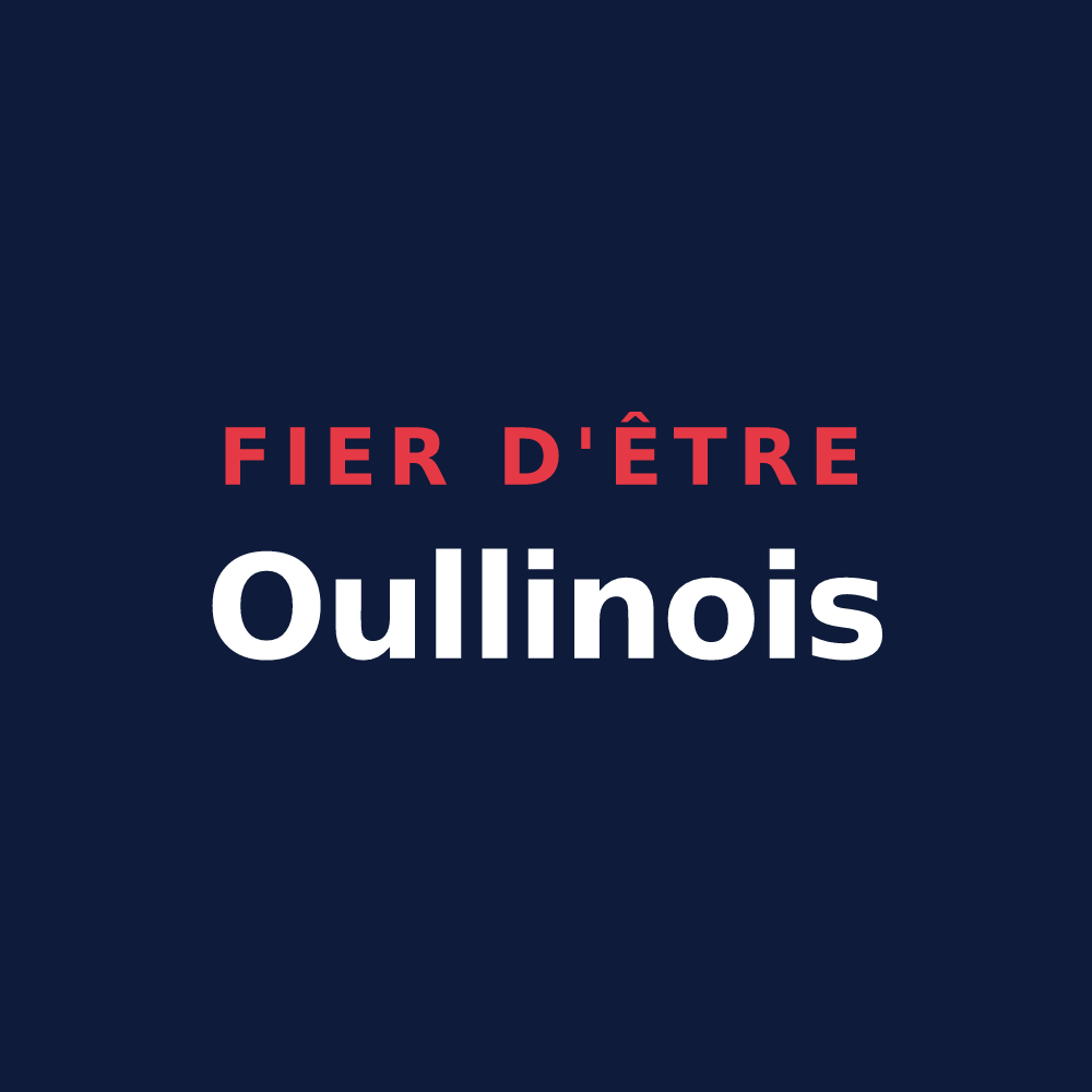 T-shirt « Fier d'être Oullinois » — design pour Oullins-Pierre-Bénite