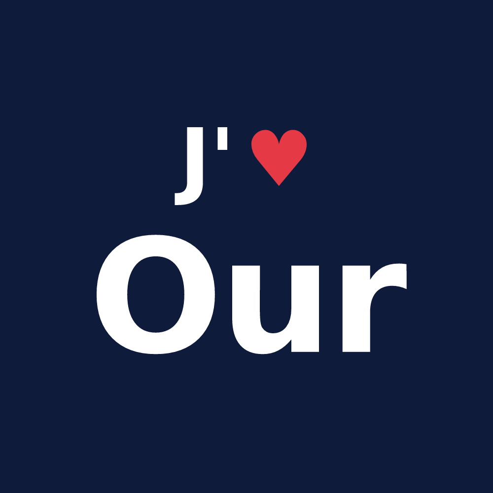 T-shirt personnalisé Our — design J'aime Our