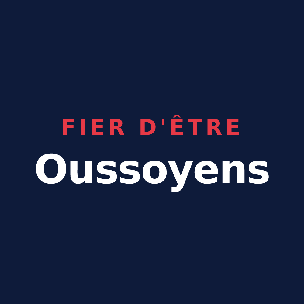 T-shirt « Fier d'être Oussoyens » — design pour Oussoy-en-Gâtinais