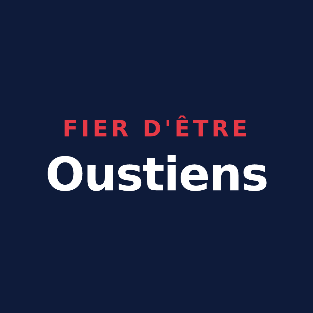 T-shirt « Fier d'être Oustiens » — design pour Ousté