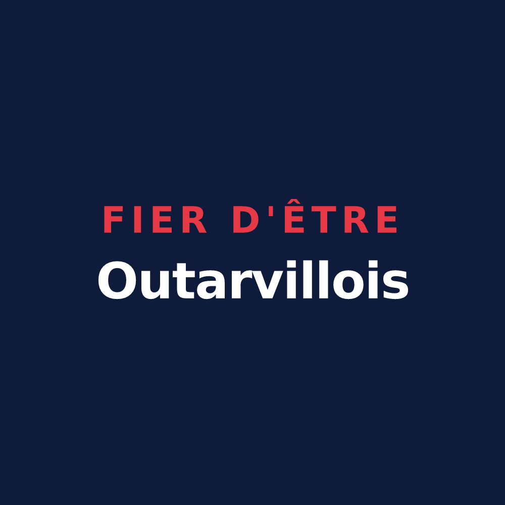 T-shirt « Fier d'être Outarvillois » — design pour Outarville