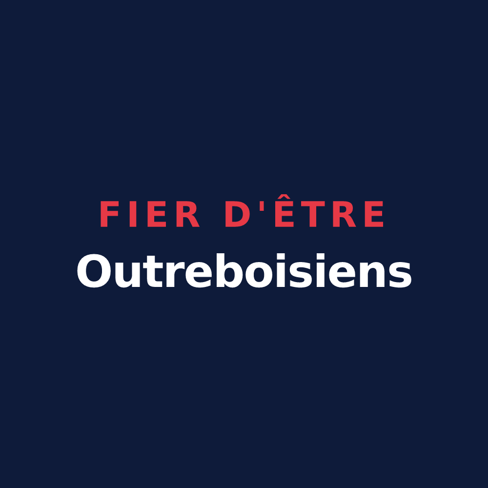 T-shirt « Fier d'être Outreboisiens » — design pour Outrebois